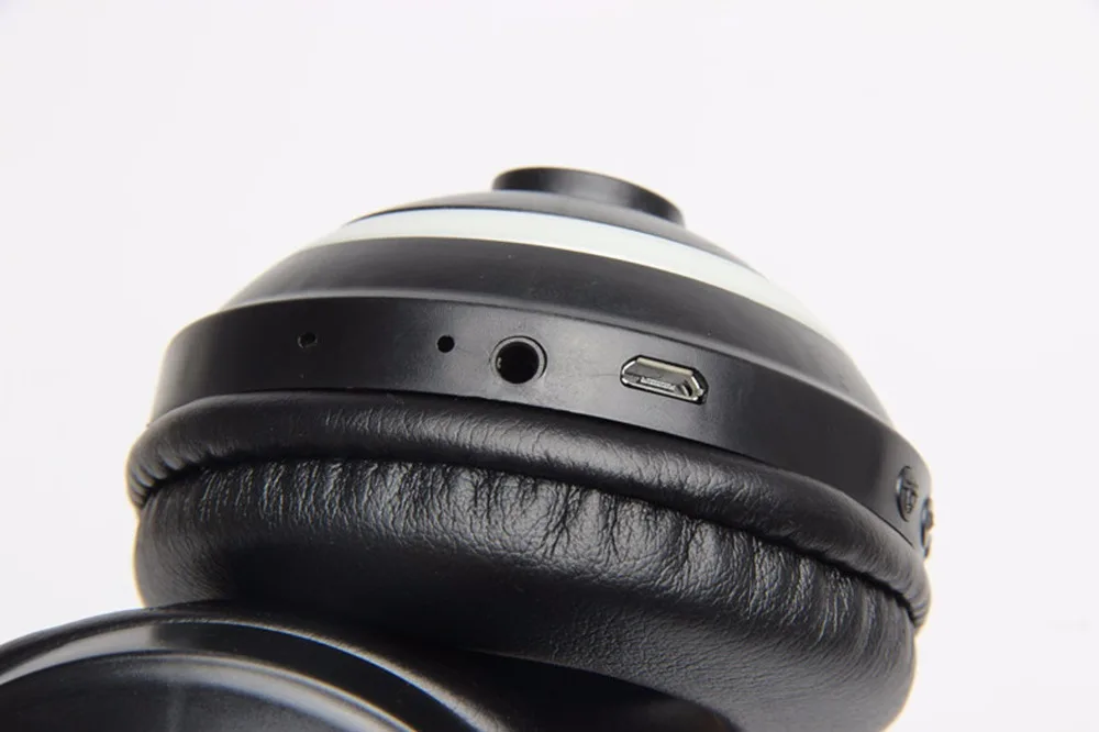 Ralyin беспроводные bluetooth-наушники со встроенным микрофоном, 12 часовая батарея, красочные огни, Мультяшные уши для детей