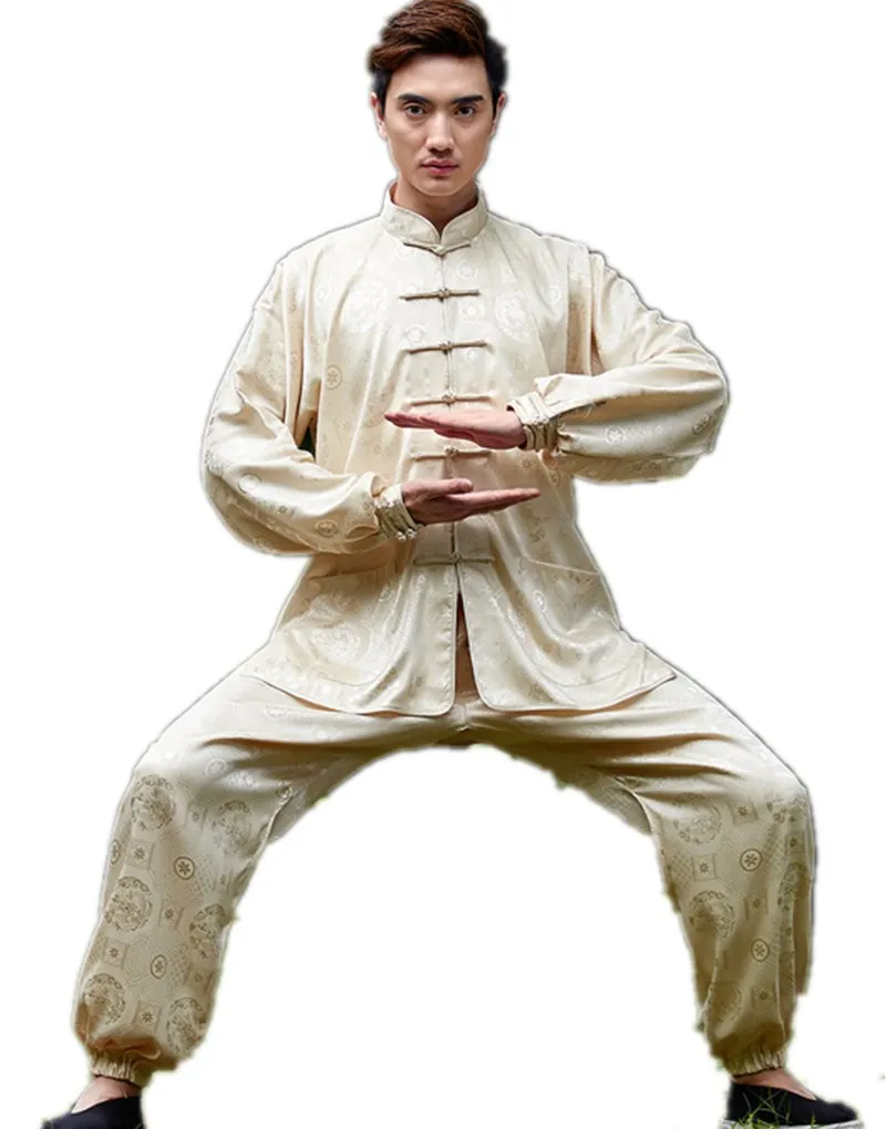 

Shanghai Story Men's chinese kungfu set chinese Tai chi suit long sleeve shirt + pants Linen kungfu uniform 6 Style for Unisex