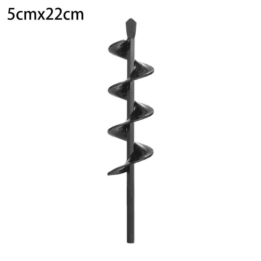 5cmx22cm 1 шт. спиральное сверло сверлильный шнек головка шестигранный вал осевой инструмент сельскохозяйственная воздуходувка копание отверстие сломанная лампа цветочный горшок - Цвет: 5cmx22cm