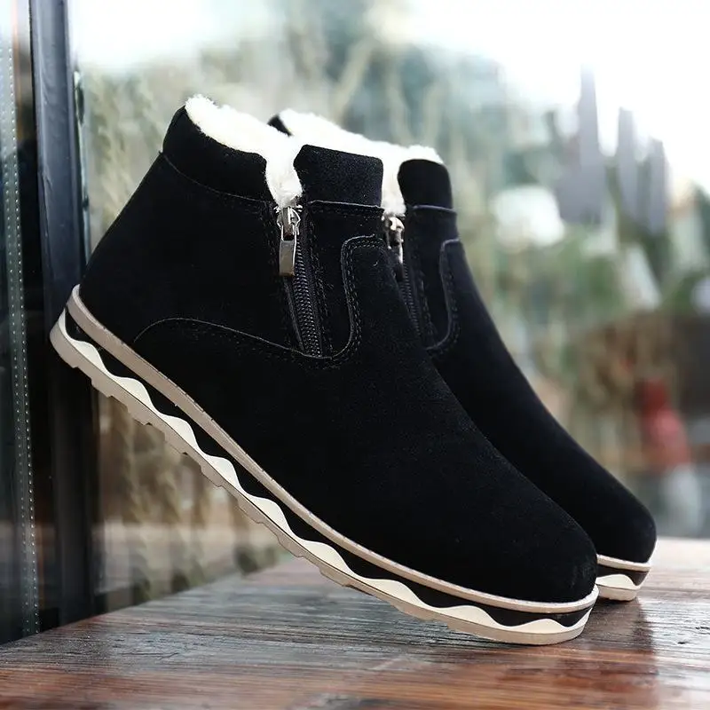 2017 новые зимние теплые удобные мужские ботинки для отдыха|boots men|winter warmboots boots |