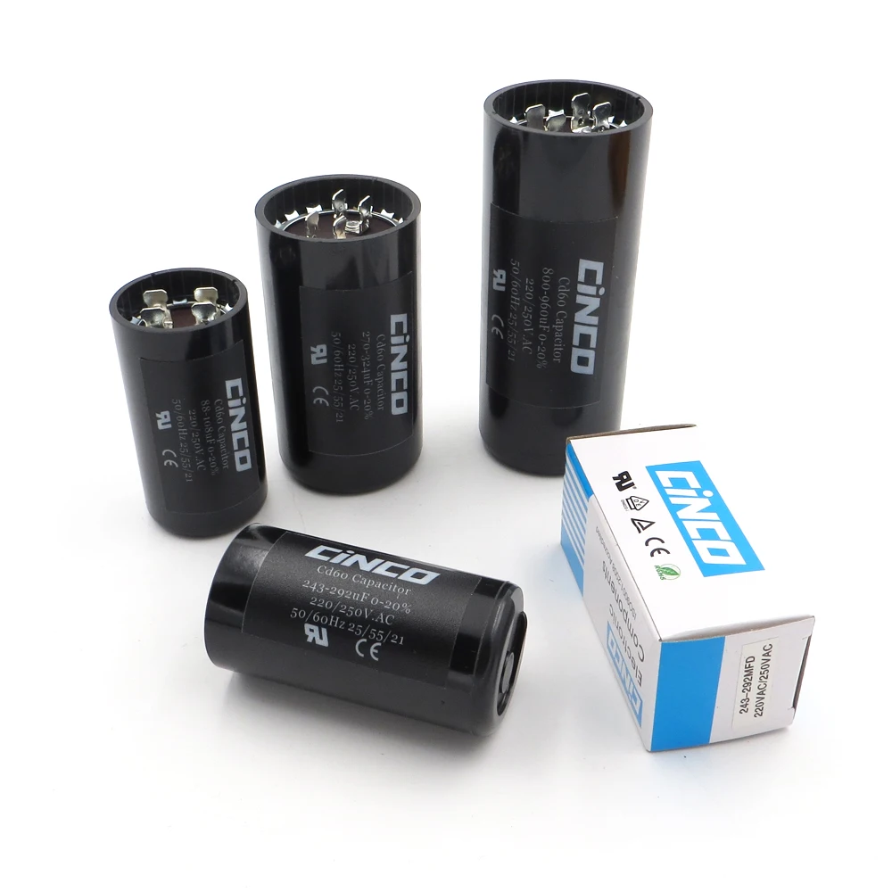 400 480 430 516 460 552 540 648 MFD CD60 220 V 250 запуск двигателя алюминиевый конденсатор
