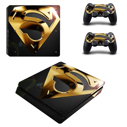 YSP4S-0618 Бэтмен Харли Квинн и Джокер PS4 тонкая кожа Наклейка для sony playstation 4 консоль и 2 контроллера PS4 тонкая кожа Наклейка - Цвет: YSP4S-0618