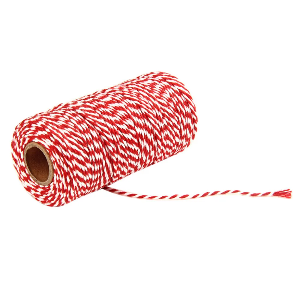 Two Colors Cotton Bakers Twine Rope Rustic Country Crafts Handmade Accessories Hot Sale |