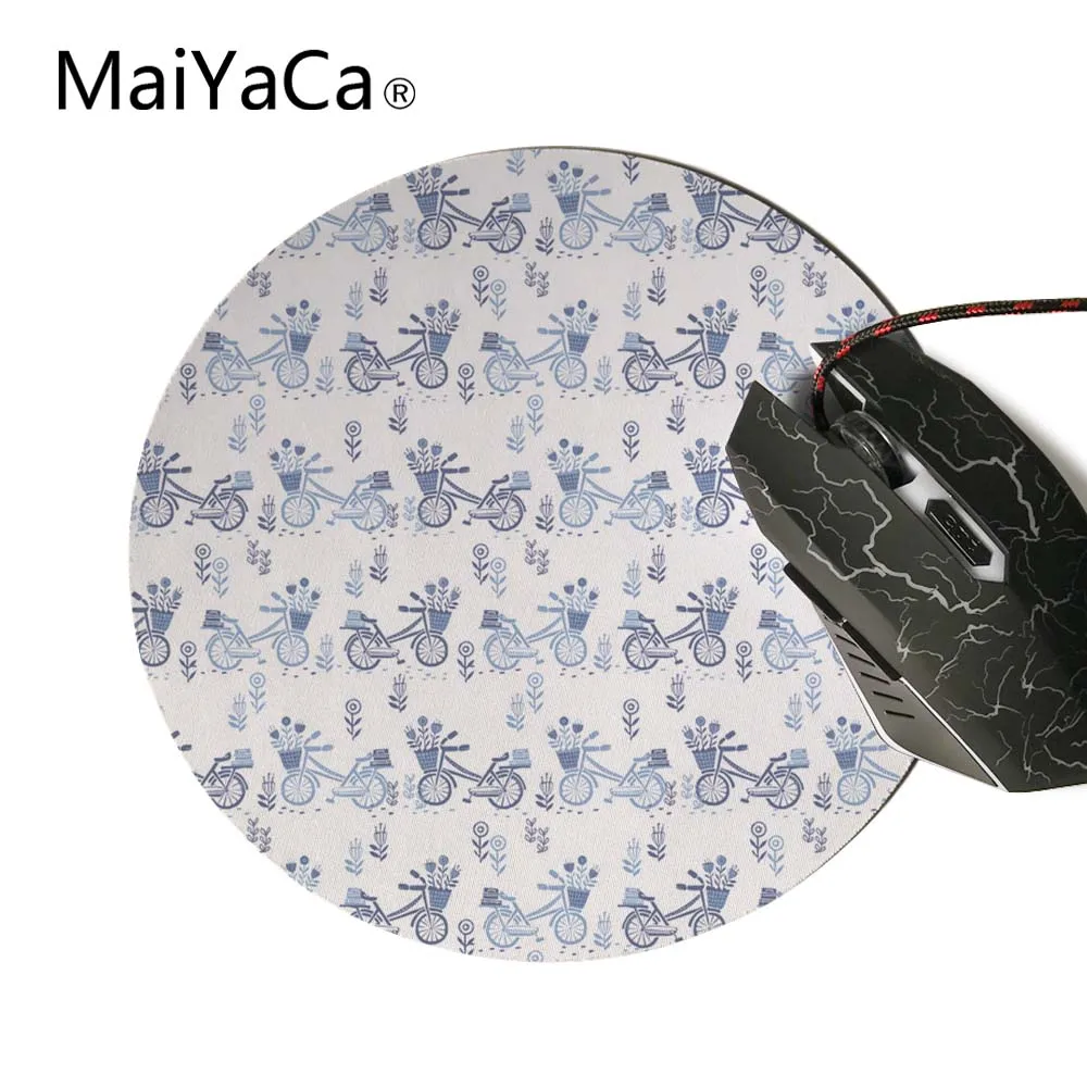 MaiYaCa круглый коврик для мыши милые кактусы в горшках кактус и грибы настроить свой собственный образ хорошее качество Противоскользящие коврики для стола - Цвет: 22X22CM