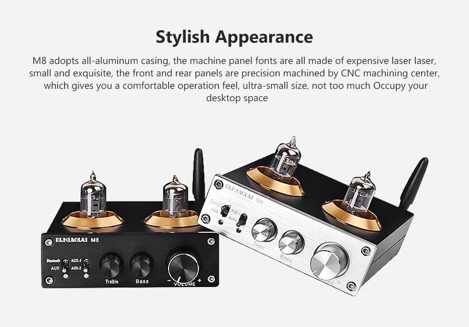 HIFI TPA3116 Bluetooth 6J1 ламповый предусилитель аудио усилитель мощности звуковой усилитель 50 Вт* 2 2,0 канальный домашний кинотеатр