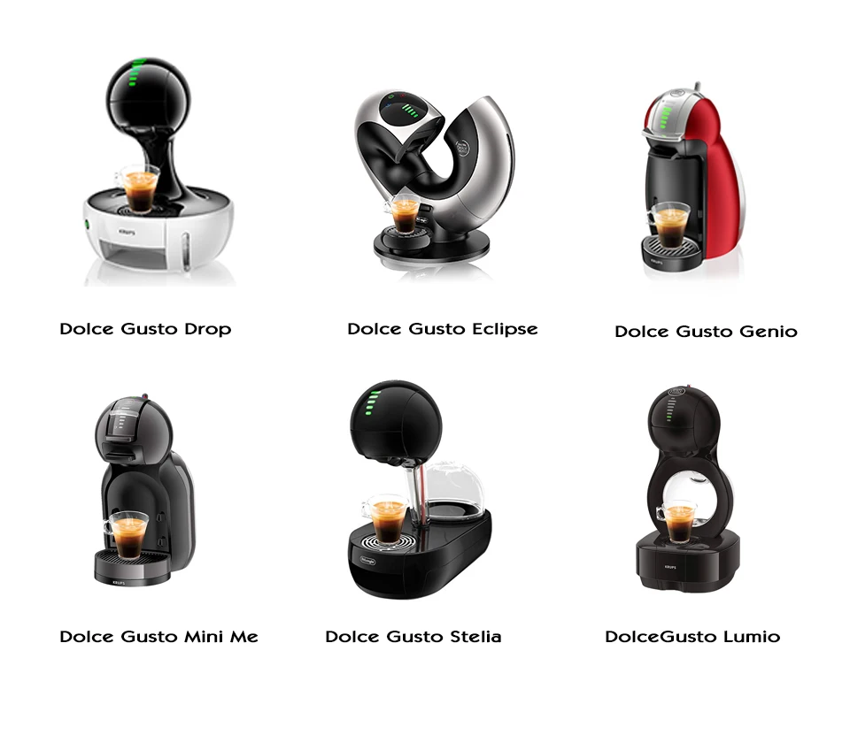 Многоразового Reusab Dolce Gusto Plsatic Кофе капсула кафе kahve Многоразовые Совместимость Кофе фильтр reutilizable