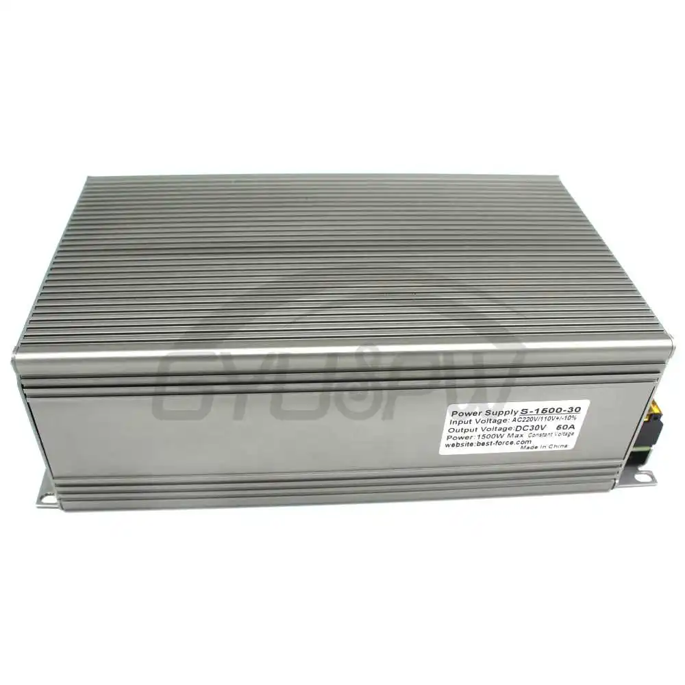 Фото DC30V источник питания 50A 1500 Вт переключатель драйвера Трансформатор 220 в 110 В AC DC 30 DC30V источник питания 50A 1500 Вт переключатель драйвера Трансформатор 220 в 110 В AC DC 30