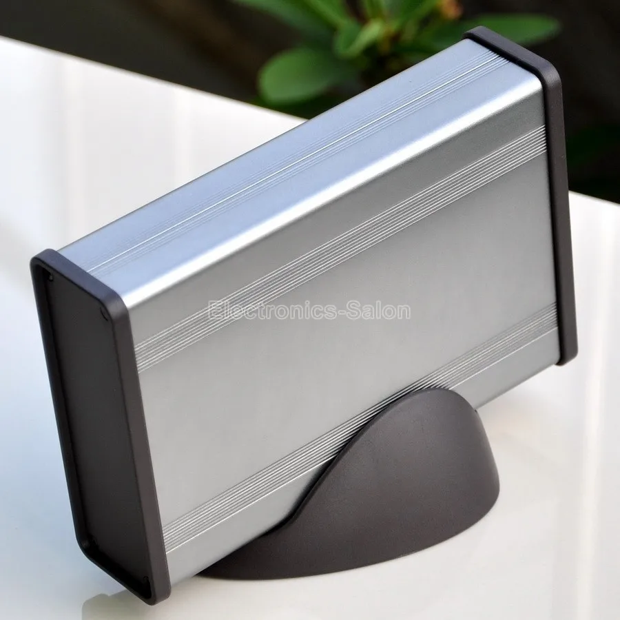 

Aluminum Project Box Enclousure Case with Base,Silver-Gray 3.78" x 1.3" x 5.51