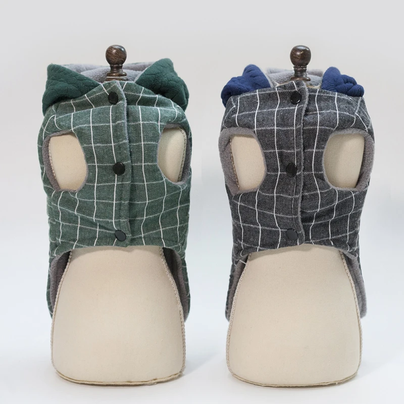 Зимняя одежда для собак теплое пальто на собаку куртка питомца с капюшоном ropa para