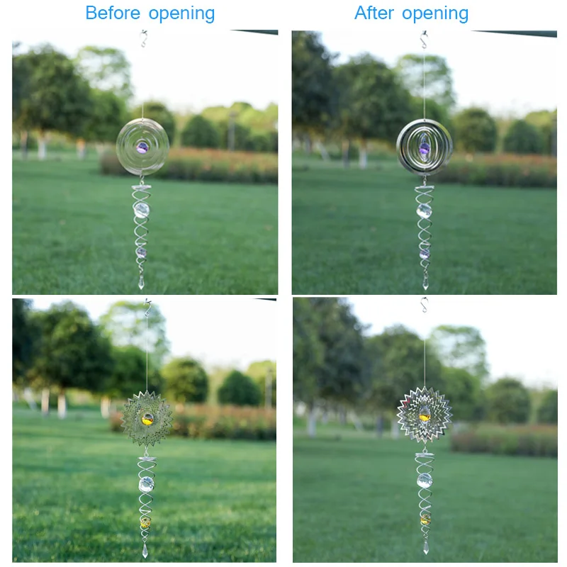 &quotЛучший&quot ветер колокольчик зеркало светоотражающий металлический провод