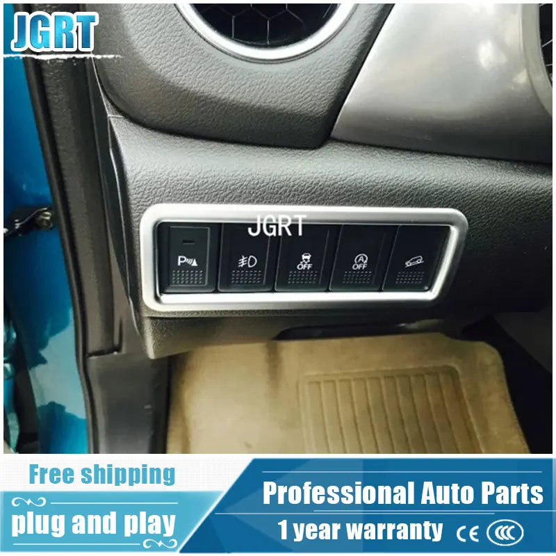 JGRT автомобильный стайлинг для SUZUKI Vitara 2016-2017 модель высококачественный декоративный кадр из хромированной кнопки переключателя фар 1 шт. на.