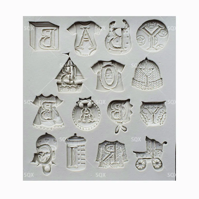 Детская серия детская одежда бутылочка для молока коляска игрушки с буквами