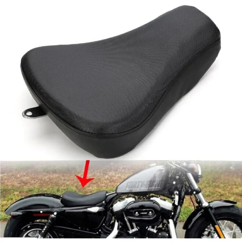 Передняя Кожаная подушка для водителя мотоцикла сиденья Соло Harley Sportster Forty Eight XL1200