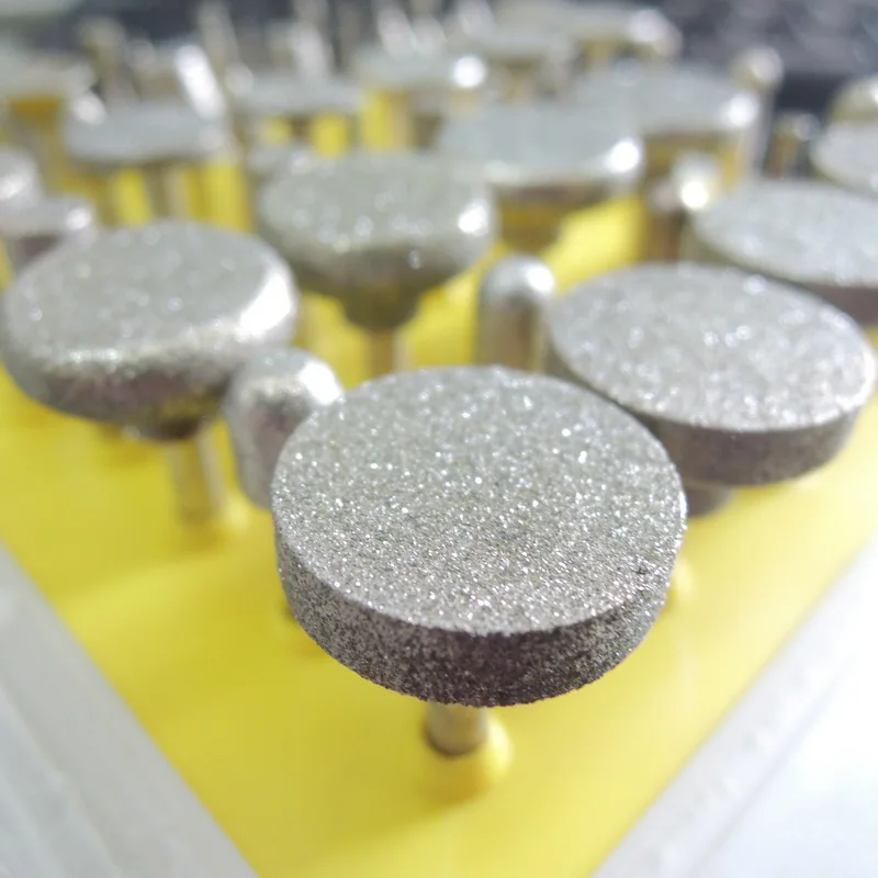 NEWACALOX набор алмазных сверл для полировки, 50 шт., полировальные сверла, роторные сверла для Dremel, фрезы для стекла