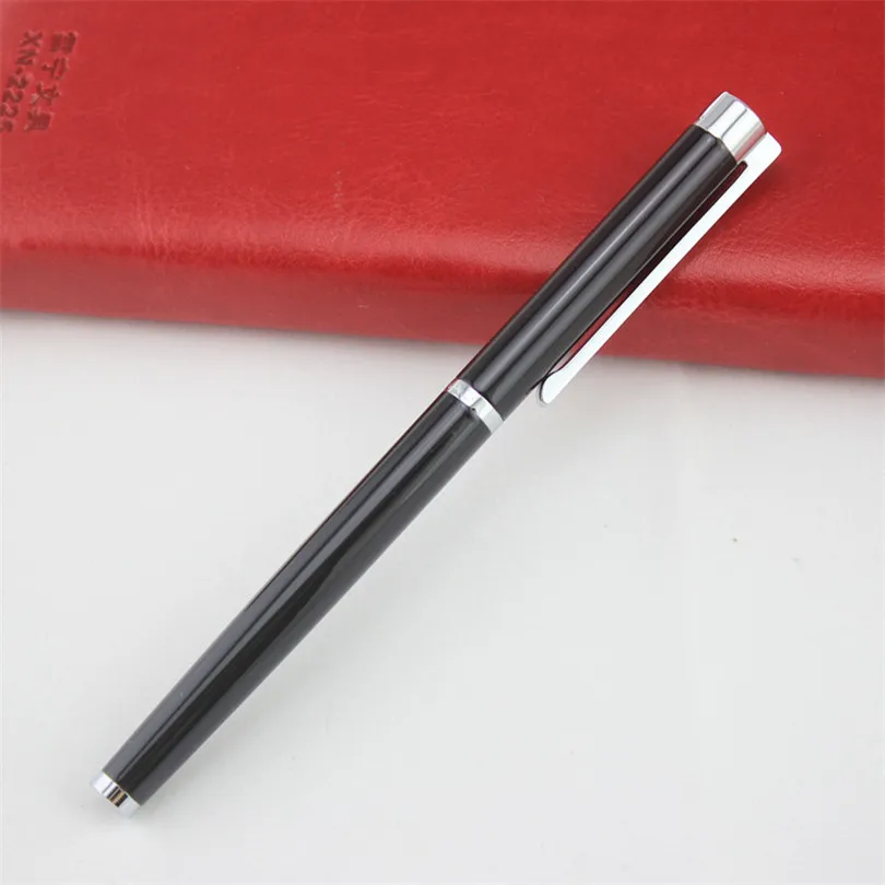 Jinhao классическая черная и серебряная перьевая ручка с 0 5 мм иридиевым