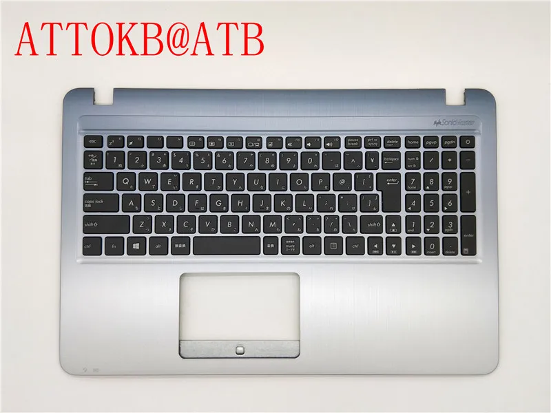 Синий JA/JP для ASUS X540L k540 X540LA F540 X540LJ D540U X540SA X540SC R540 VM520U Fl5700U R540S C520U клавиатура с palmrest frame - Цвет: Синий