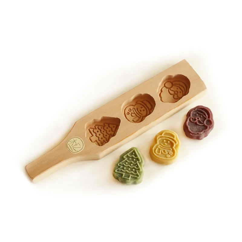 Ручной работы мультфильм Бук деревянная выпечка для лунных тортов тыквенный