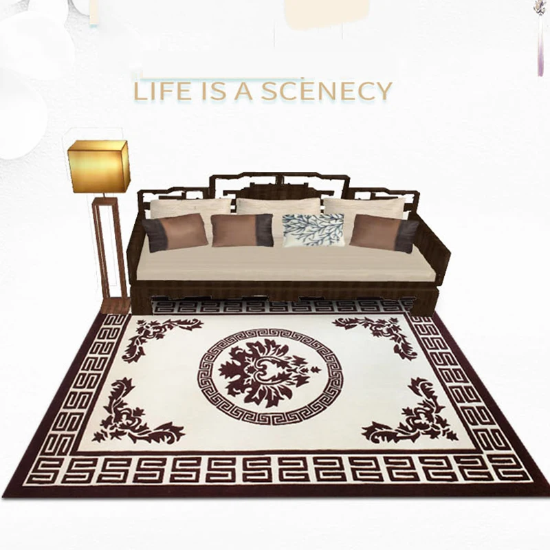 Новые европейские современные шерстяные ковры для гостиной спальни на заказ