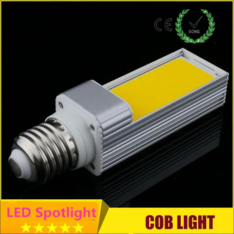 Новейшая светодиодная лампа E27 G24 G23 9 Вт 12 15 COB LED Corn PL светильник белый/теплый белый
