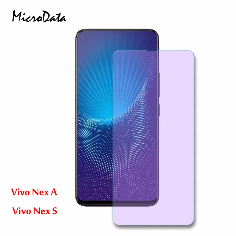 MicroData 2.5D Закаленное стекло для vivo NEX A NEXS защита экрана 9H анти-синий светильник Z1 Z1i