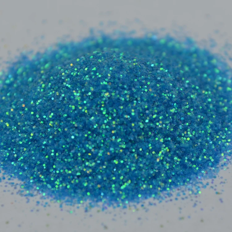 100 г горячая Распродажа синяя блестящая пудра для дизайна ногтей пайетка Сделай