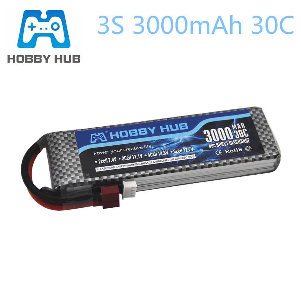 3S 11,1 V 2800mAh 3000mAh 5200mAh 30C Lipo аккумулятор для радиоуправляемых летательных аппаратов, игрушек, вертолетов, машин, лодок, 3s Lipo