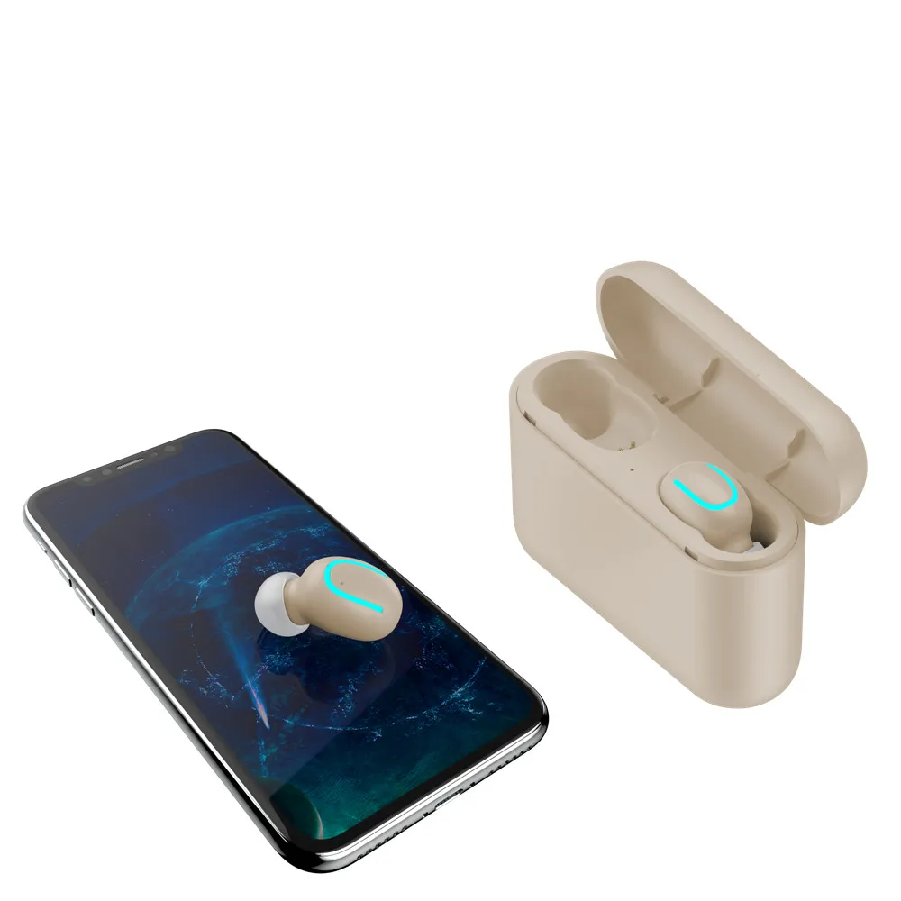 Bluetooth 5,0 наушники HBQ TWS беспроводные наушники HD стерео Спортивная гарнитура Музыка Handsfree вкладыши микрофон для xiaomi samsung iPhone