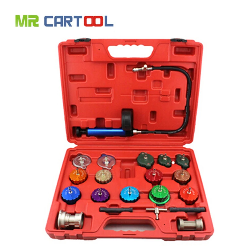 Универсальный автомобильный тестер давления радиатора комплект из 21 предмета |