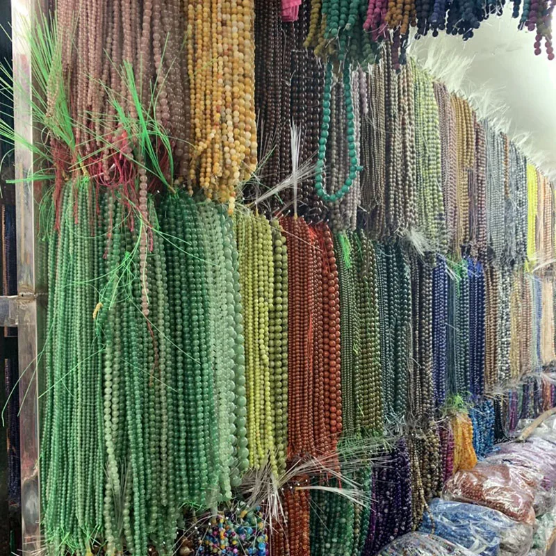 Бусы из натурального камня бусы Турмалин Зеленые Бусины 4/6/8/10 мм Ювелирные