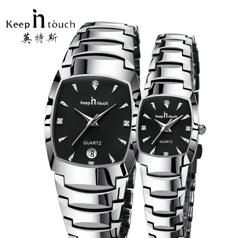 Часы наручные KEEP IN TOUCH для мужчин и женщин роскошные брендовые кварцевые часы