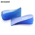 Силиконовые стельки SANWOOD с поддержкой свода стопы, увеличивающие рост на стелька под пятку, из пены с эффектом памяти