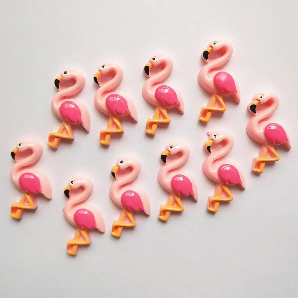 

8pcs/lot Flamingo Slime Resin DIY Accessories Toy Supplies Filler For Clear Fluffy Slime Plasticine Gift Toy For Children