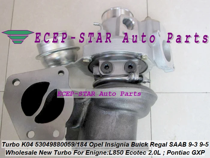 Турбокомпрессор K04 53049880200 53049700200 для Opel GT L850 Insignia A20NHT Pontiac Solstice GXP Buick Regal Verano 2.0L без