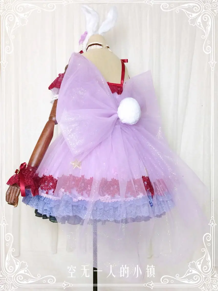 Seiran TouHou Project Косплей Seiran косплей костюм лолита летнее платье Высокое качество частный Костюм Сделано