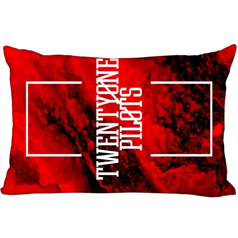 Pillowcase «Twenty One Pilots» Подушка Чехол прямоугольник Подушка на молнии Подушка Чехол 45x35 см наволочка с декоративным принтом - Цвет: Pillowcase