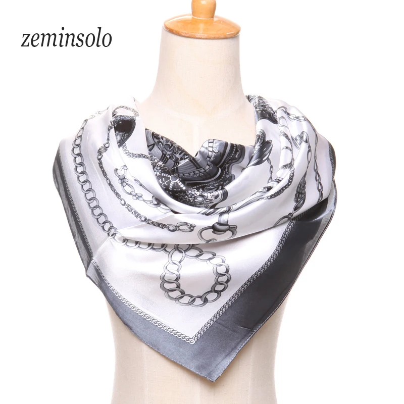 Новая Мода Полиэстер Шарфы Женщин Шарф Большой Площади Платок Весной Летом И