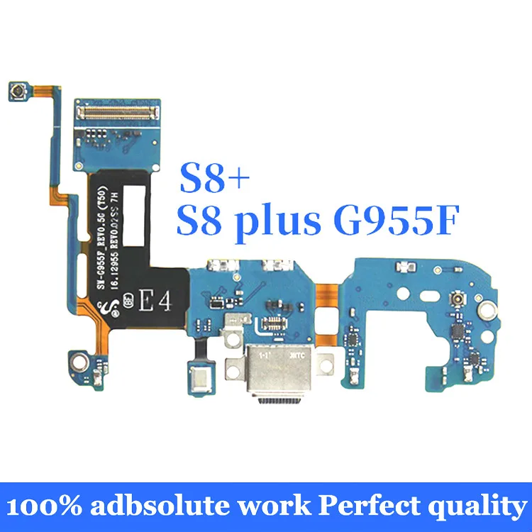Для samsung Galaxy S8 G950F G950U S8 плюс G955F зарядка через usb Зарядное устройство разъем док-станция для Порты и разъёмы гибкий кабель для замены, ремонта Запчасти