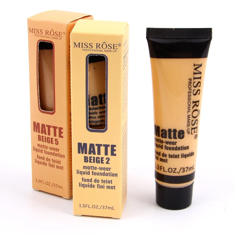 Хит продаж фирма Miss Rose макияж матовая одежда Жидкий тональный крем для лица
