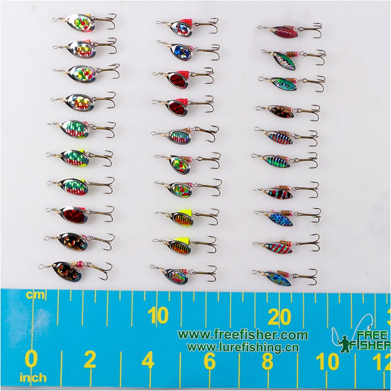30 шт./лот Красочные Металлические Блесны Рыбалка искусственные приманки wirebait