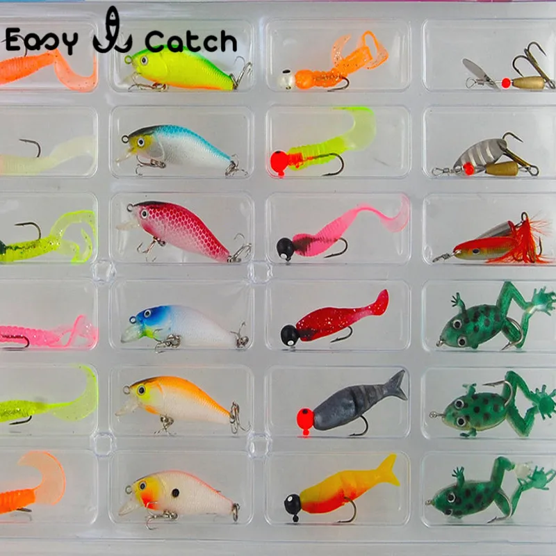 Жесткая металлическая мягкая рыболовная приманка 30 шт./компл. набор рыболовных