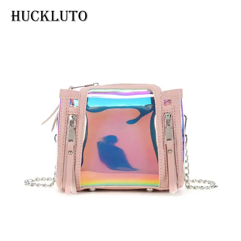HuckLuto брендовая Новинка 2019 распродажа корейская мода повседневная лазерная мини