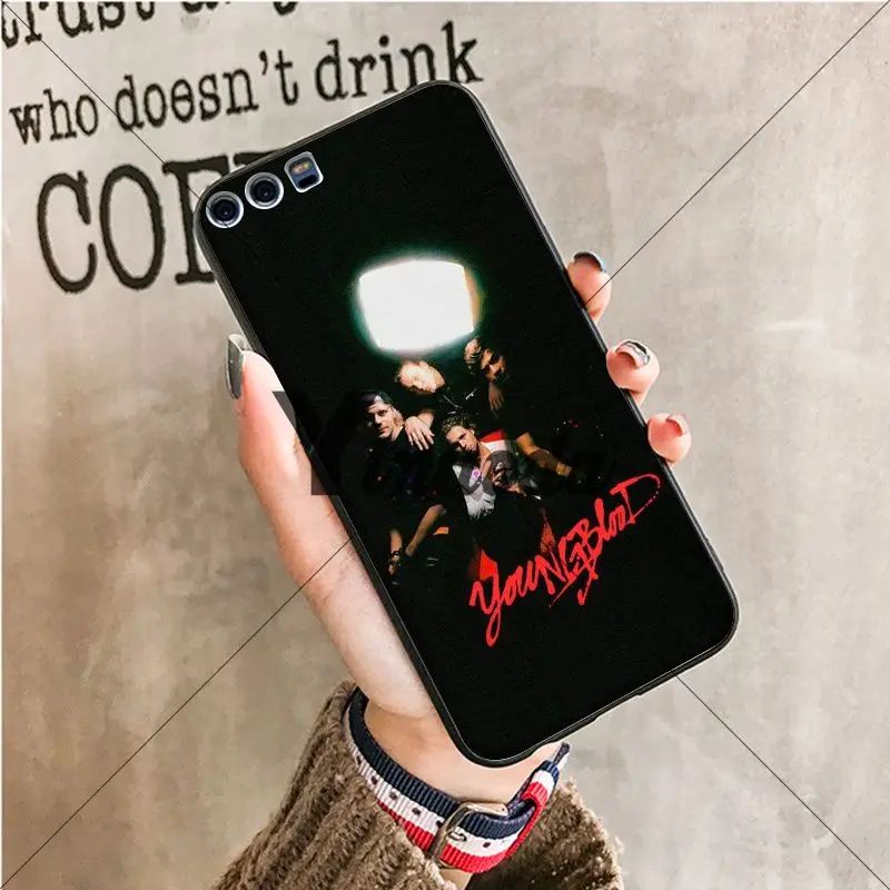 Умный чехол Yinuoda YOUNGBLOOD 5Sos для Huawei P20 Pro P10 Plus P9 Mate 10 Lite | Мобильные телефоны и