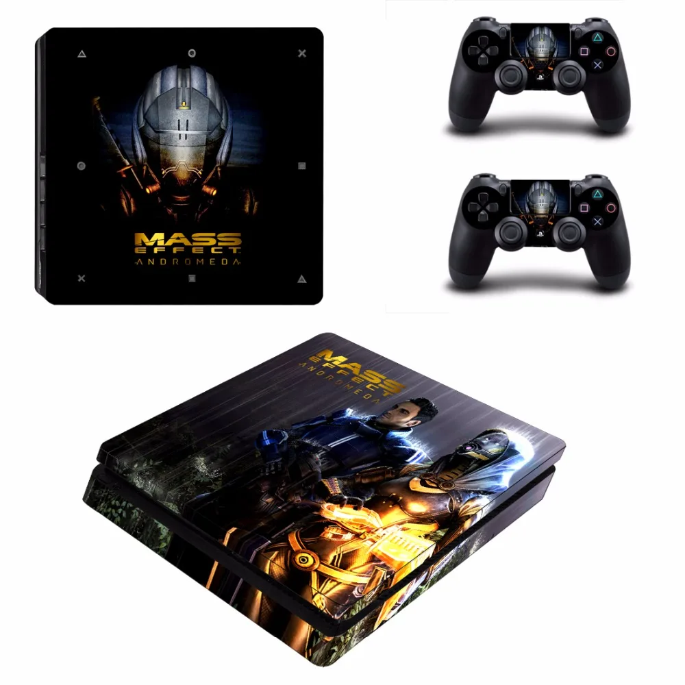 Игра Mass Effect Андромеда PS4 тонкая кожа Стикеры для Sony Игровые приставки 4 консоли и 2