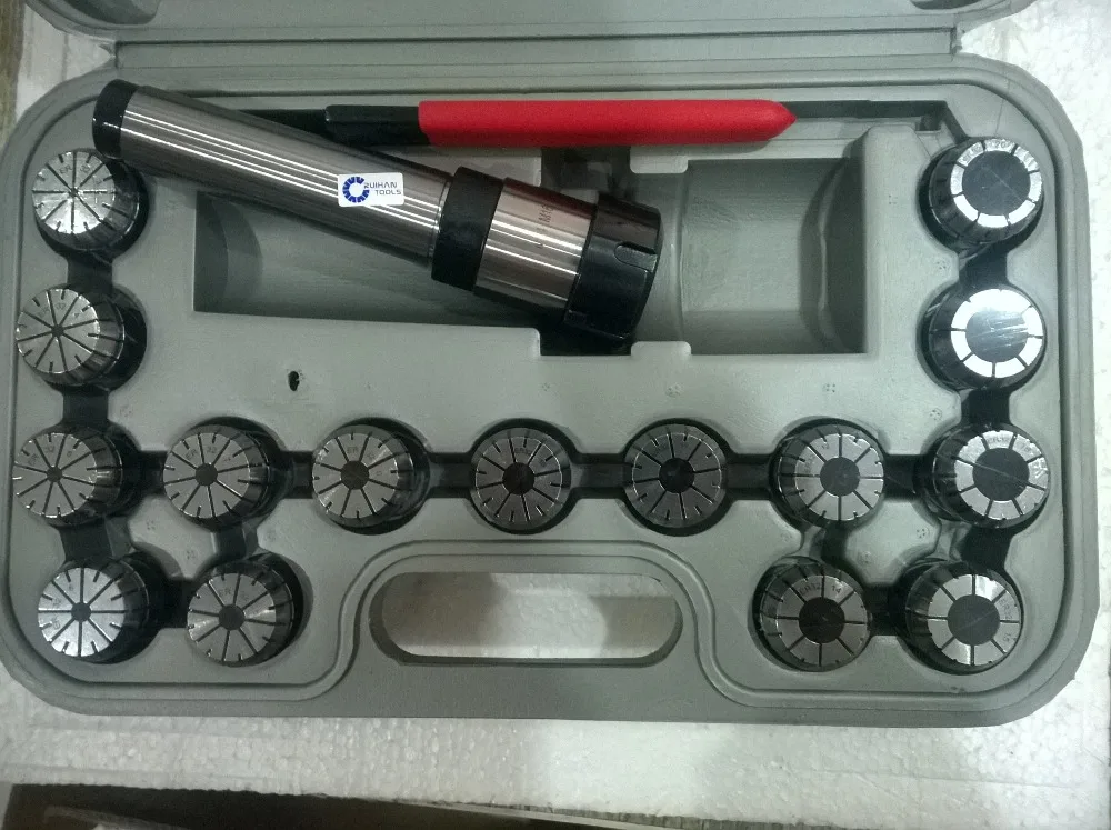 15 шт. ER32 Набор цанг с фотоконусом 4 # Держатель Цанги M16 резьба и ключ тип крючка |