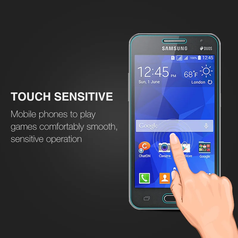 Для Samsung Galaxy Core 2 защитная пленка из закаленного стекла с защитой от царапин