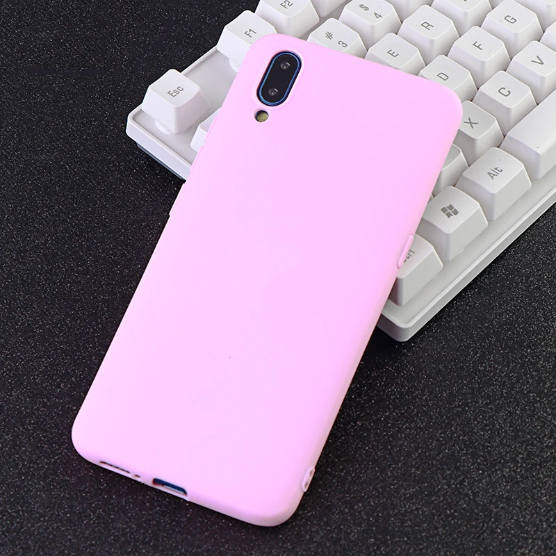 Simple Phone Cases for Vivo Y 69 71 73 79 81 S Z 1 Z1i x21 Plain cace Solid Color Soft Silicone Mobile phone Covers Accessories | Мобильные