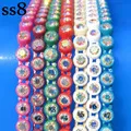SS8 Plastic Crystal Rhinestone Banding Jewellery Making Accessories 10Yards/lot Crystal Rhinestone Banding Trim AM TAIDIAN