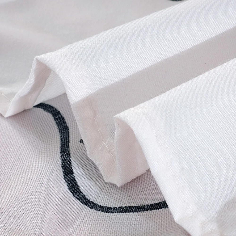 Комплект постельного белья из 4 предметов постельное белье с 3D принтом