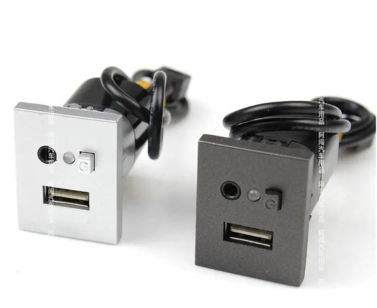 USB/AUX интерфейс s слот вилка кнопка+ интерфейс с мини USB флэш-накопитель кабель адаптер для Ford Focus MK2 09-11 CD Радио