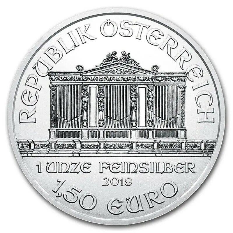 Серебряная монета Osterreich Philosophy UNC Австрия 1 5 евро 2019|Безвалютные монеты| |